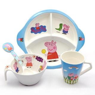 🌸[ PEPPA PIG ] CHÉN BÁT TÔ DĨA LY CỐC