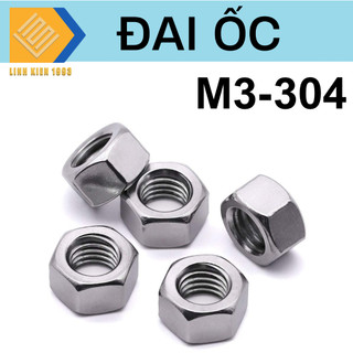 M3-304 đai ốc inox 304