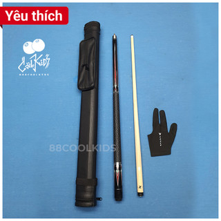 Combo cơ bida lỗ lip tập chơi - gậy bi a lỗ libre cá nhân tiêu chuẩn lên sẵn tẩy nicest