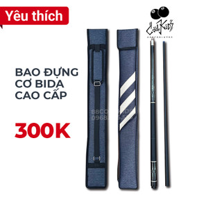 Bao đựng cơ bida cao cấp 1x1 mẫu mới nhất 2024 - túi đựng bảo vệ gậy bi-a chất liệu vải canvas