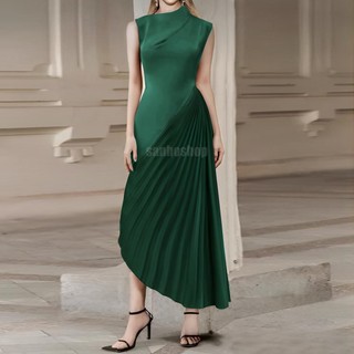 ĐẦM T0MMY SLEEVELESS PLEATED