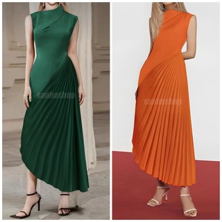 Đầm t0mmy sleeveless pleated
