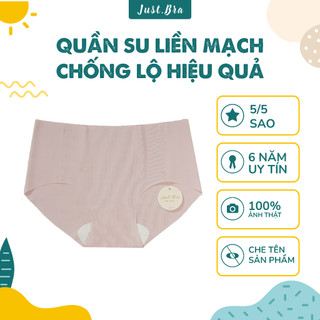 Quần lót nữ Just Bra chất liệu lụa băng, thiết kế không viền, thoáng khí, nhiều màu sắc QLOT195A