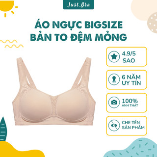 Áo ngực Just Bra dây đai lưng to dành cho vòng một lớn, form tốt AB258