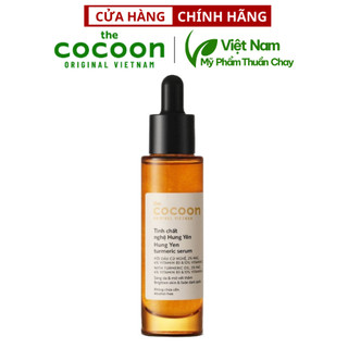 Tinh chất nghệ Hưng Yên (serum) Cocoon sáng da chuyên sâu & mờ vết thâm 30ml - Mỹ phẩm thuần chay Việt Nam