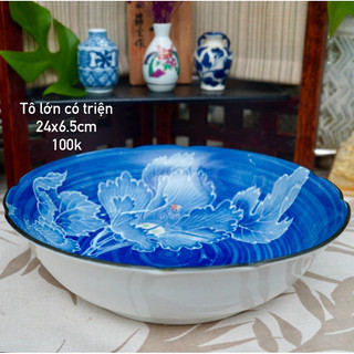 Tô men lam vẽ lòng - gốm sứ nhật bản