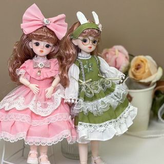 Búp bê BJD 30cm, búp bê em bé baboli trang điểm Kawaii nhiều khớp, đồ chơi bé gái, búp bê cho bé gái E1748