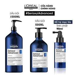 HOT 💥 Dầu gội dưỡng tóc L'Oréal Professionnel Serioxyl Advanced 300ml - 1500ml, giúp làm dày tóc