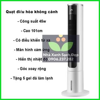 Quạt điều hòa làm mát bằng hơi nước AUX giải nhiệt ngày hè - quạt đá không cánh - quạt tháp không cánh