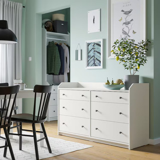 Tủ gỗ đa năng 3 tầng 6 ngăn kéo,tủ đồ ikeadesk