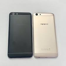 Oppo f3 / cph1609 / a77 - vỏ ráp máy gồm nắp lưng liền bo viền, màu vàng gold