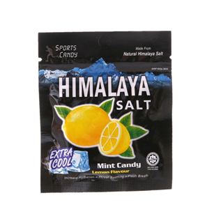   Túi Zip 15g  Kẹo Bạc Hà Chanh Muối Himalaya Salt Mint Candy Lemon Flavour 15g 