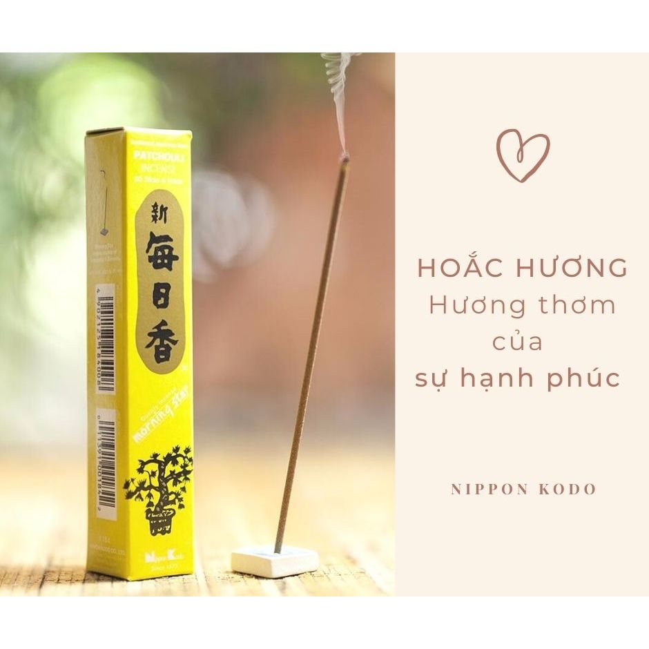 Nhang thơm Morning Star - Thanh hương Nhật Bản thư giãn định tâm Nippon Kodo