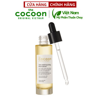 Tinh chất hoa hồng cocoon 30ml (rose serum) thuần chay  - Mỹ phẩm thuần chay Việt Nam
