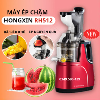 [TẶNG CỐC ĐỰNG] MÁY ÉP CHẬM HX-RH512 - ÉP KIỆT BÃ - MÁY ÉP TRÁI CÂY TỐC ĐỘ CHẬM HONGXIN - Máy ép trái cây