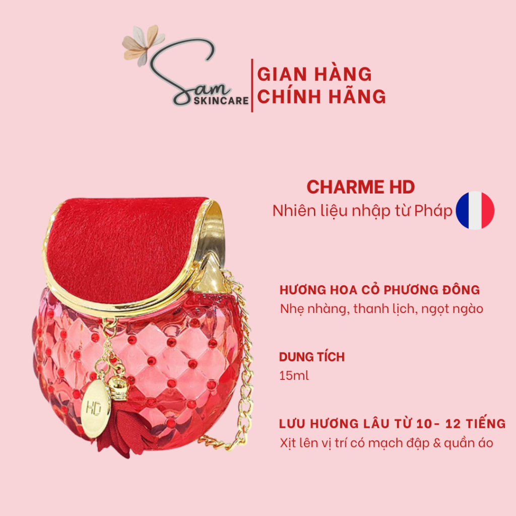 Nước hoa Charme HD đỏ 15ml