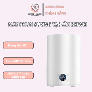 Máy phun sương tạo ẩm Xiaomi/Beiwei 5-8L cao cấp, phun sương siêu mịn, tiết kiệm điện năng, kèm tia UV diệt khuẩn