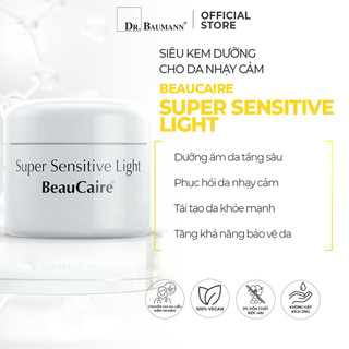 Kem dưỡng không dầu cho da nhạy cảm Beaucaire Super Sensitive Light 50 ml