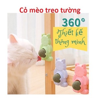 Cỏ Mèo Canip Dán Tường Hình Mèo Giúp Sạch Răng Giảm Stress Cho Mèo