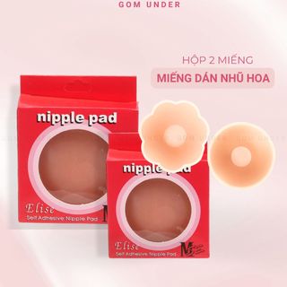 Miếng dán ngực, dán ti nhũ hoa silicon tàng hình cao cấp không lộ viền siêu dính (một cặp) GOM UNDER - SA-1222-HOPDO