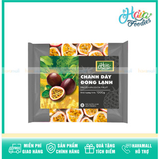Chanh Dây Đông Lạnh Havafoodies 1kg – Frozen Passion Fruit