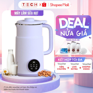 Máy Làm Sữa Hạt Mini Dung Tích 0.8 Lít Máy Làm Sữa Đậu Nành Xay Nấu Đa Chức Năng Công Suất 600W GODWELL