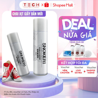 Chai Xịt Bọt Tuyết Giặt Khô Giày Bình Tẩy Trắng Vệ Sinh Giày Dép Sneaker 300ml Chuyên Dụng GODWELL