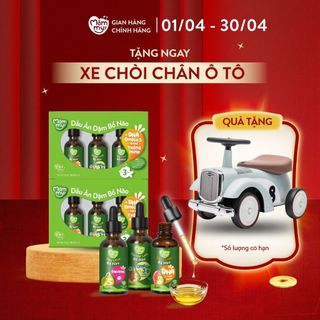 Combo 2 set 3 chai dầu ăn dặm bổ não Mămmy 30ml, dầu olive, dầu cá hồi, dầu hạt lanh bổ não cho bé 6 tháng tuổi