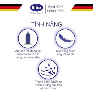 [Dùng thử] Lẻ 1 chiếc BAO CAO SU RITEX FEELING - ÔM SÁT