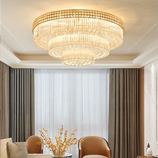Đèn mâm ốp trần Phale 3 chế độ ánh sáng D80cm Decor trang trí Sảnh, phòng khách, phòng ăn Hiện Đại