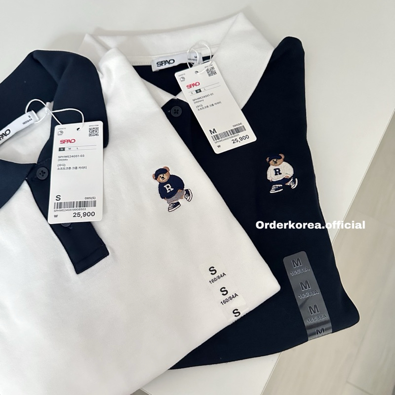 Có sẵn - Áo SPAO crop polo chính hãng