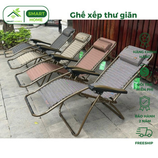 Ghế xếp thư giãn gấp gọn cao cấp đầy đủ màu sắc bảo hành 24 tháng/Healhomes