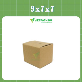 9x7x7 Combo 50 hộp carton đóng hàng nhỏ gọn siêu tiết kiệm, chuyên đựng sản phẩm nhỏ