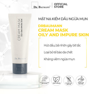 Kem mặt nạ dành cho da dầu và da nhiễm hóa chất Dr. Baumann Cream Mask Oily and Impure Skin 10ml