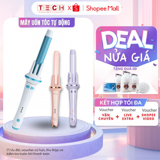 Máy Uốn Tóc Tự Động Làm Xoăn Chất Liệu Gốm Sứ Kết Hợp Làm Nóng 2 Chế Độ GODWELL