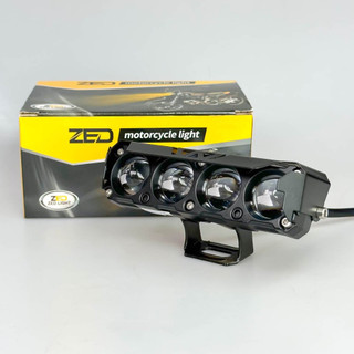 Đèn trợ sáng bi cầu m40 zed light - 65w 12,24v 3 chế độ - bh 12 tháng