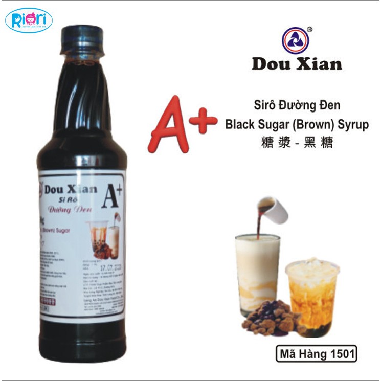 Siro A+ Douxian Đường Đen chai 650g