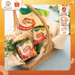 Hạt Điều Muối Hồng Kông KHouse Bình Phước [Hũ 120g] - Loại 1 thơm ngon, giàu dinh dưỡng phù hợp ăn chay, ăn mặn đều dùng
