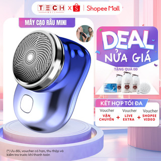 Máy cạo râu mini bỏ túi dành cho nam kích thước nhỏ gọn, 6 lưỡi dao sắc bén dễ dàng sử dụng GODWELL
