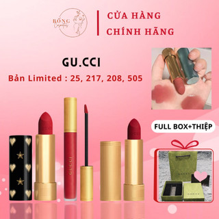 Son môi Gucci Rouge À Lèvres Matte Lips, Siêu đẹp, Chất Son Lì mịn, Bống cosmestics