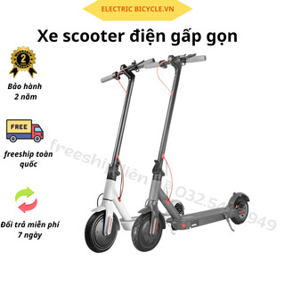 Xe scooter điện M365 gấp gọn bánh 8.5inch, tích hợp màn hình điện tử thông minh, 20km/lần sạc tốc độ tối đa 30km