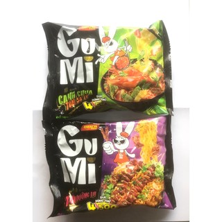 1 gói mì gumi hương vị canh chua tôm sa tế/mì xào bò nướng lụi 75g