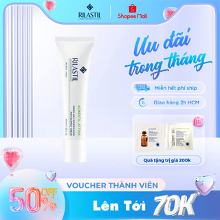 Kem dưỡng ẩm, kiềm dầu ngừa mụn dành cho da mụn Rilastil Acnestil Attiva Cream 40ml