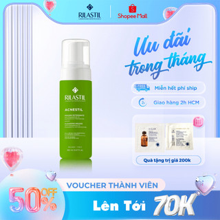 Bọt rửa mặt dành cho da dầu mụn Rilastil Acnestil Cleansing Mousse 165ml - Rilastil Việt Nam