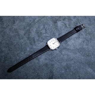 Đồng Hồ cặp đôi Julius JA-1418 Dây Da ( Đen Mặt Trắng)