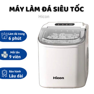 Máy Làm Đá Viên Tự Động XIAOMI HICON mini trong 6 phút Cho Gia Đình, Máy Làm Đá Tự Động Nhỏ Gọn Tiện Lợi