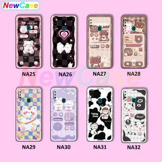 Ốp lưng Samsung A20s hình gấu cute,bò sữa 3D cute dễ thương bảo vệ điện thoại.