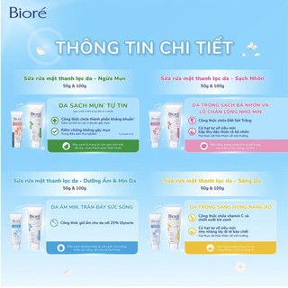 Sửa rữa mặt kháng khuẩn sạch mụn Biore