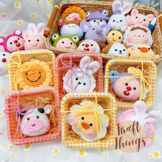 Móc khoá len handmade nhiều mẫu dễ thương - hộp quà sinh nhật, tốt nghiệp Kraft Things
