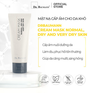 Kem mặt nạ dành cho thường, da khô và da rất khô Dr. Baumann Cream Mask Normal, Dry And Very Dry Skin -75ML